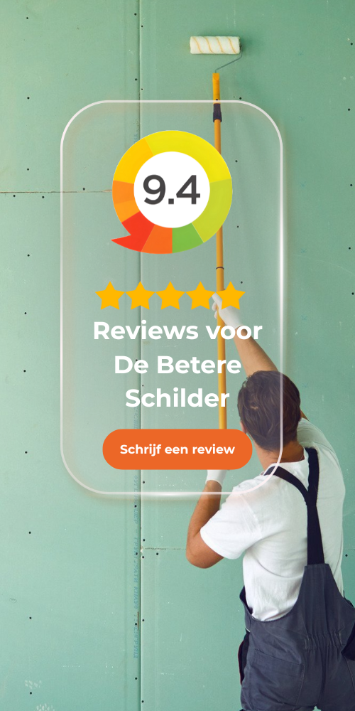 Transparante Widget over eens schilder
